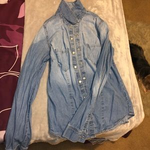 Jean Button Up Shirt